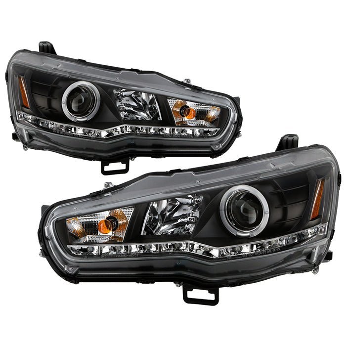 Mitsubishi Lancer / EVO-10 08-17 Projector Headlights - Black