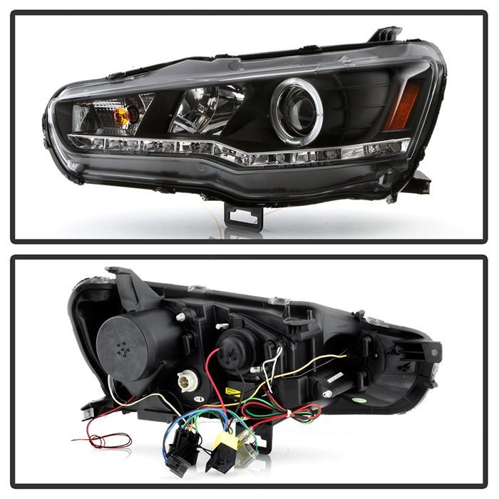 Mitsubishi Lancer / EVO-10 08-17 Projector Headlights - Black
