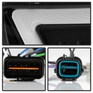 Mitsubishi Lancer / EVO-10 2008-2017 Projector Headlights -Black - Image 4