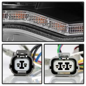 Mitsubishi Lancer / EVO-10 2008-2017 Projector Headlights -Black - Image 5