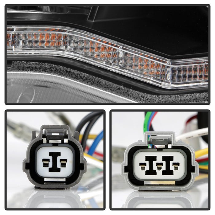 Mitsubishi Lancer / EVO-10 2008-2017 Projector Headlights -Black