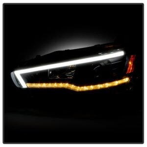 Mitsubishi Lancer / EVO-10 2008-2017 Projector Headlights -Black - Image 8