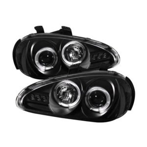 Mazda MX3 92-96 Projector Headlights - Black - Image 1