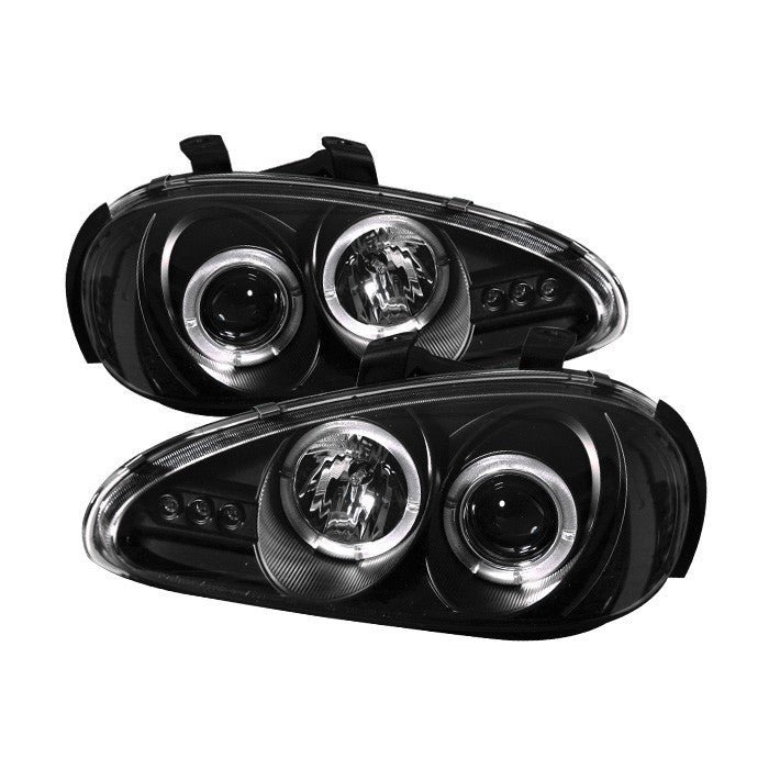 Mazda MX3 92-96 Projector Headlights - Black