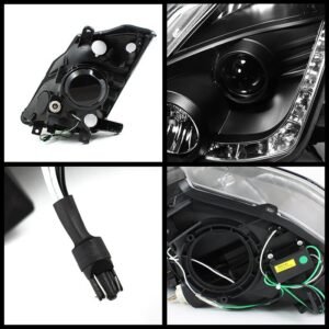 Nissan 350Z 03-05 Projector Headlights -Black - Image 2