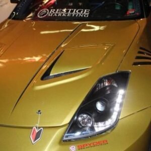 Nissan 350Z 03-05 Projector Headlights -Black - Image 3