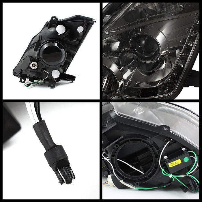 Nissan 350Z 03-05 Projector Headlights - Smoke