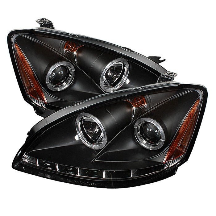 Nissan Altima 02-04 Projector Headlights - Black