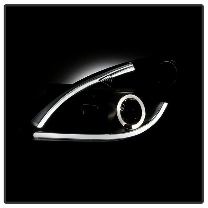 Nissan Altima 4Dr 2010-2012 Projector Headlights -  Black