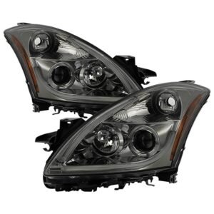 Nissan Altima 4Dr 2010-2012 Projector Headlights -  Smoke - Image 1