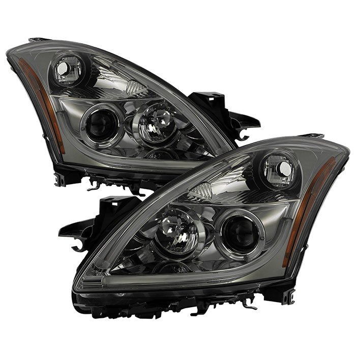 Nissan Altima 4Dr 2010-2012 Projector Headlights - Smoke