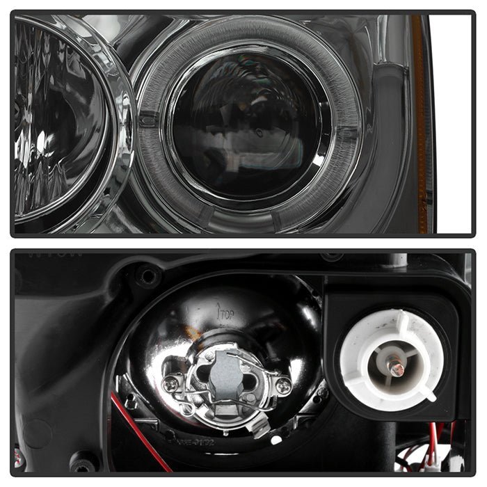 Nissan Altima 4Dr 2010-2012 Projector Headlights -  Smoke