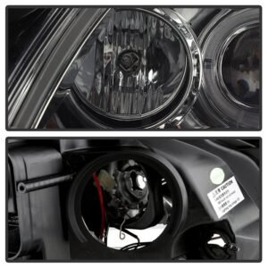 Nissan Altima 4Dr 2010-2012 Projector Headlights -  Smoke - Image 4