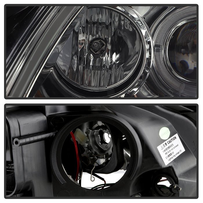 Nissan Altima 4Dr 2010-2012 Projector Headlights -  Smoke