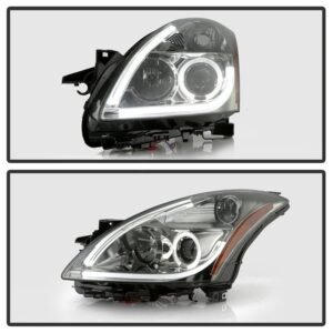 Nissan Altima 4Dr 2010-2012 Projector Headlights -  Smoke - Image 9