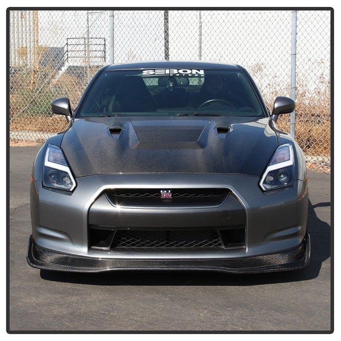 Nissan GTR 09-14 Projector Headlights - Black