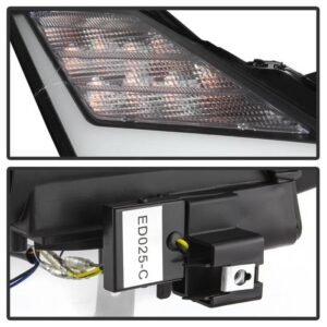 Nissan GTR 09-14 Projector Headlights - Black - Image 4