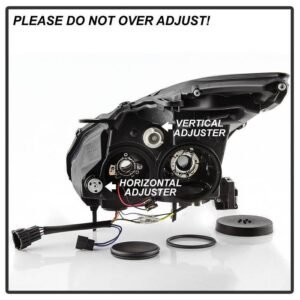 Nissan GTR 09-14 Projector Headlights - Black - Image 5
