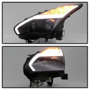 Nissan GTR 09-14 Projector Headlights - Black - Image 8