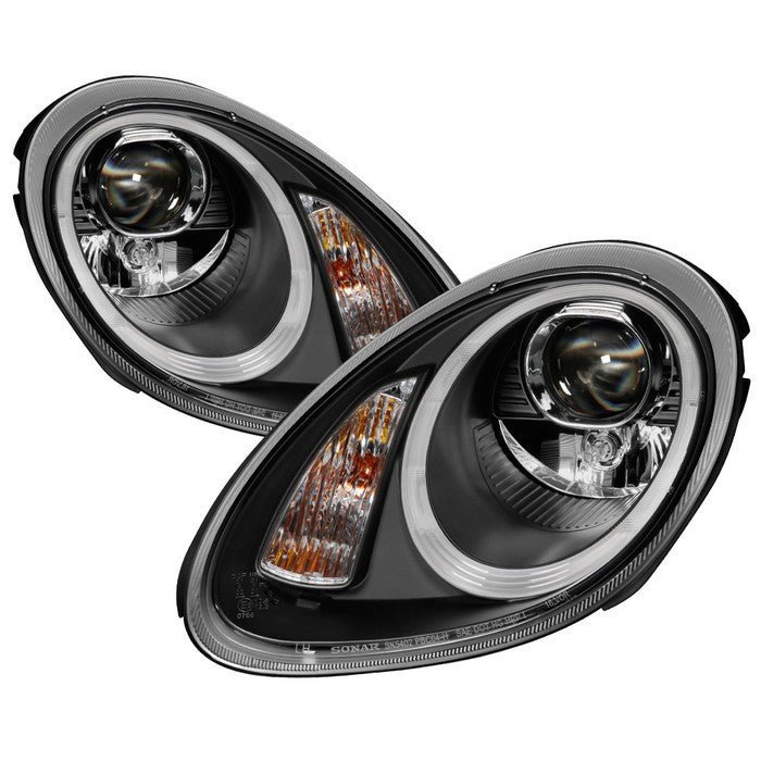 Porsche Cayman / Boxster 987 05-08 Projector Headlights - Black