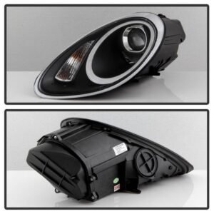 Porsche Cayman / Boxster 987 05-08 Projector Headlights - Black - Image 2