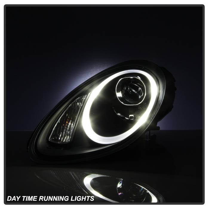 Porsche Cayman / Boxster 987 05-08 Projector Headlights - Black