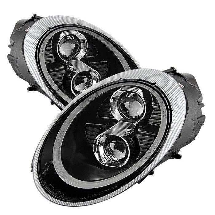 Porsche 911 997 2005-2009 Projector Headlights - Black