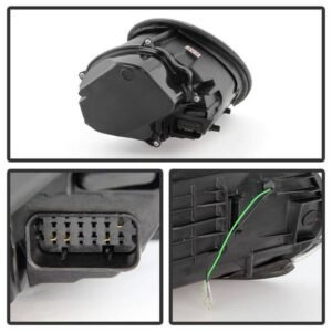 Porsche 911 997 2005-2009 Projector Headlights - Black - Image 3