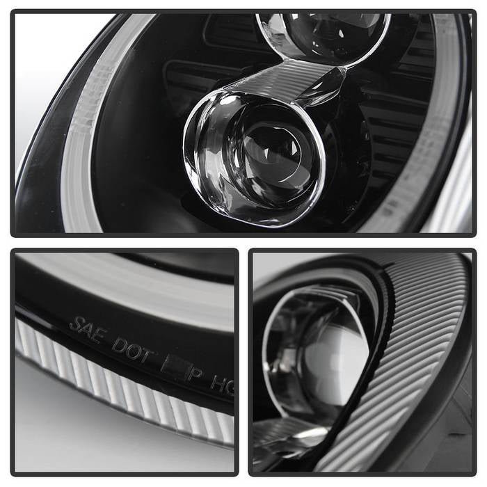 Porsche 911 997 2005-2009 Projector Headlights - Black