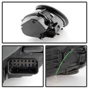 Porsche 911 997 2005-2009 Projector Headlights - Black - Image 3
