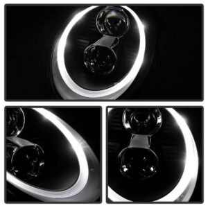 Porsche 911 997 2005-2009 Projector Headlights - Black - Image 5
