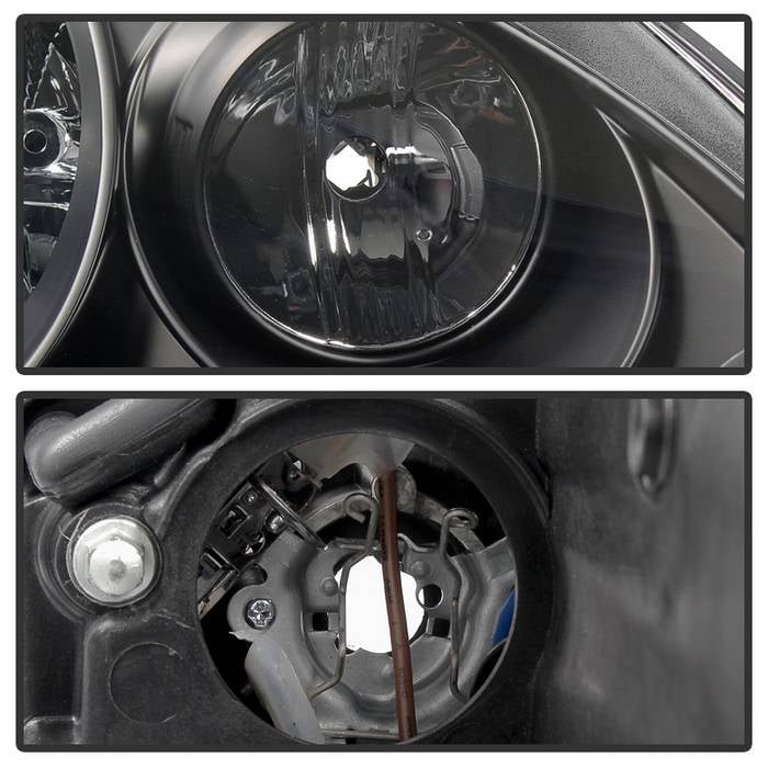 Porsche Cayenne 03-06 Projector Headlights LED - Black