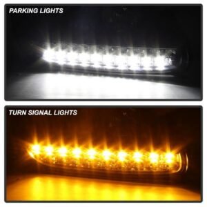 Porsche Cayenne 03-06 Projector Headlights LED - Black - Image 7