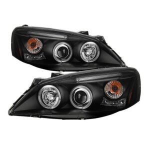 Pontiac G6 2/4DR 05-08 Projector Headlights - Black - Image 1