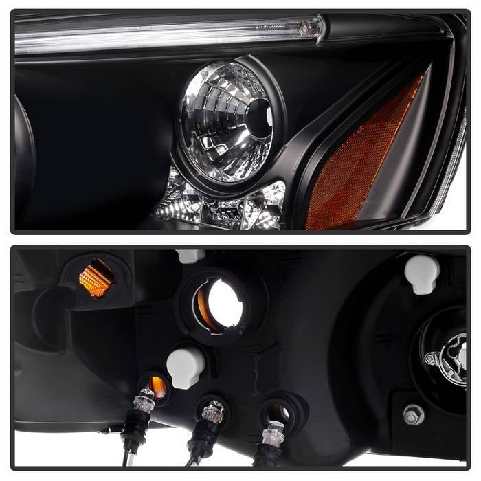 Pontiac G6 2/4DR 05-08 Projector Headlights - Black