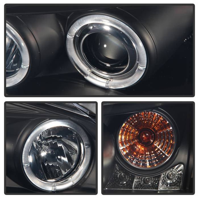 Pontiac G6 2/4DR 05-08 Projector Headlights - Black Smoke