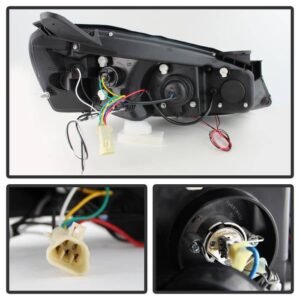Pontiac G6 2/4DR 05-08 Projector Headlights - Black Smoke - Image 3