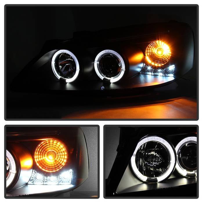 Pontiac G6 2/4DR 05-08 Projector Headlights - Black Smoke