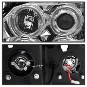 Pontiac G6 2/4DR 05-08 Projector Headlights -  Chrome - Image 3