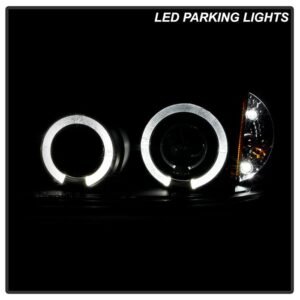 Pontiac Grand AM 99-05 Projector Headlights -  Black - Image 11