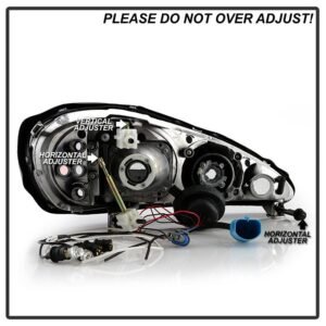 Pontiac Grand AM 99-05 Projector Headlights -  Black - Image 7