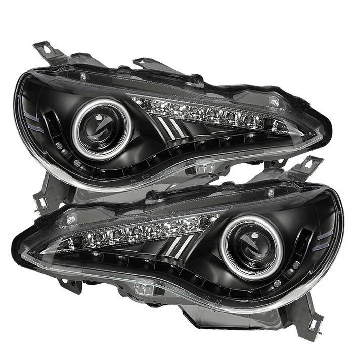 Subaru BRZ 12-19 / 12-19 FRS Projector LED Headlights - Black