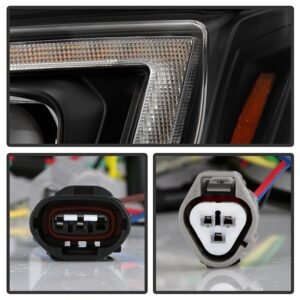Subaru Forester 2014-2016 Headlights - LED Turn Signal -Black - Image 4