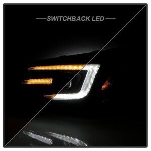 Subaru Forester 2014-2016 Headlights - LED Turn Signal -Black - Image 9