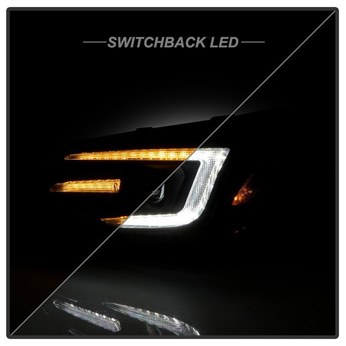 Subaru Forester 2014-2016 Headlights - LED Turn Signal -Black