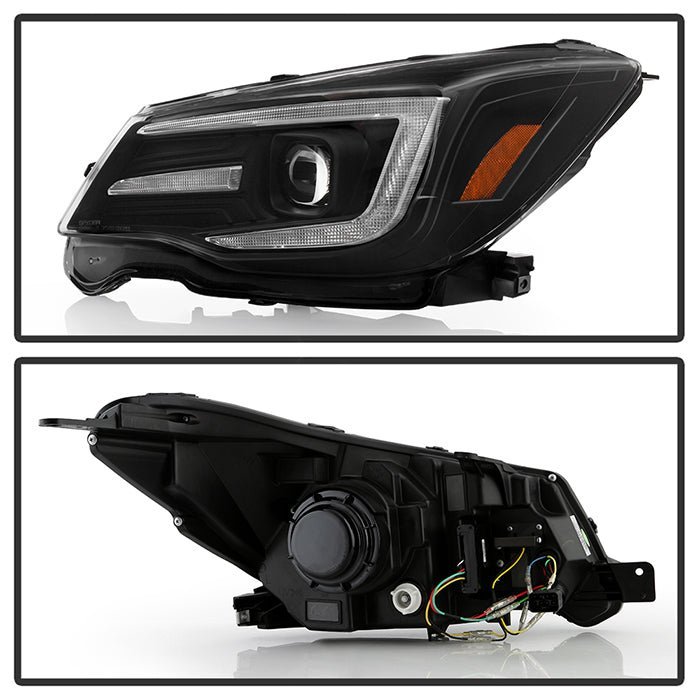 Subaru Forester 2014-2016 Halogen Model Only Headlights - Black