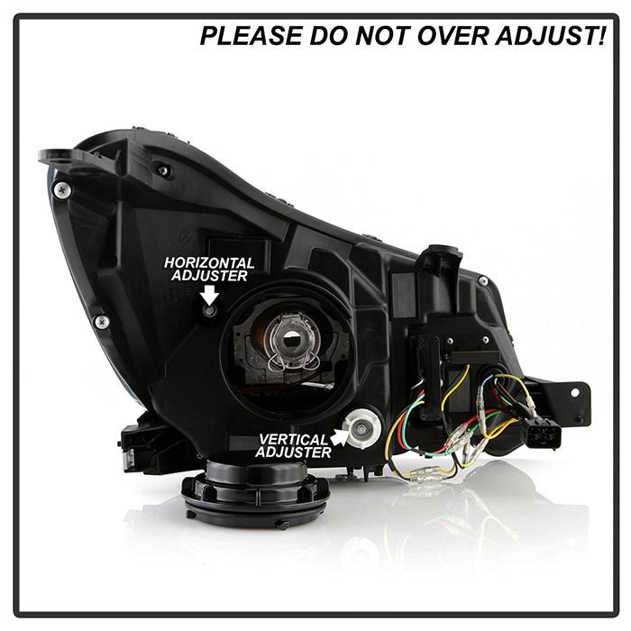 Subaru Forester 2014-2016 Halogen Model Only Headlights - Black