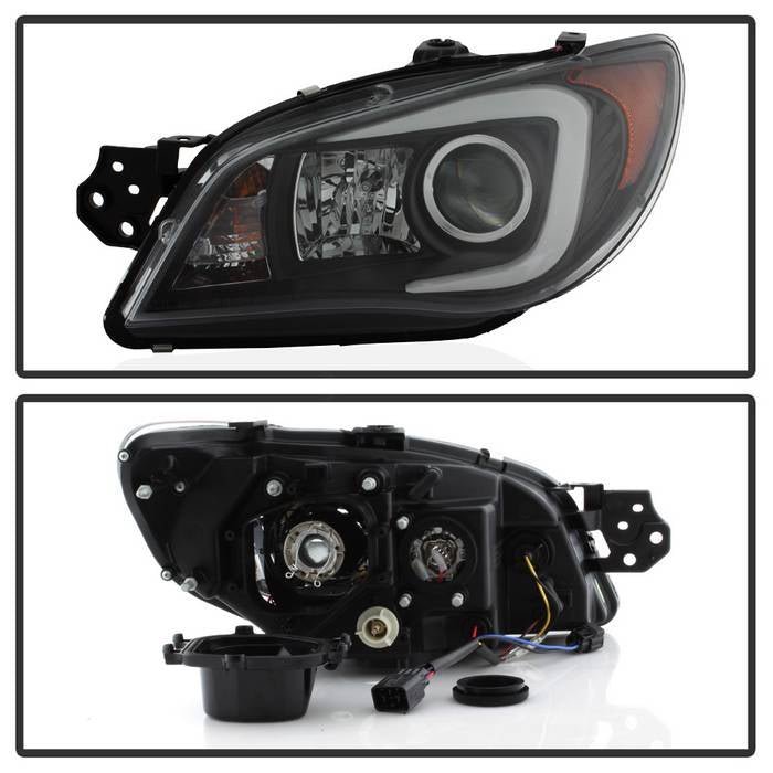 Subaru Impreza WRX 2006-2007 Projector Headlights  - Black