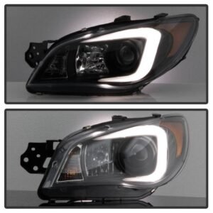 Subaru Impreza WRX 2006-2007 Projector Headlights  - Black - Image 8