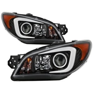 Subaru Impreza WRX 2006-2007 Projector Headlights Black - Image 1